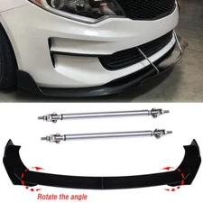 Front Bumper Lip Splitter Spoiler Body Kit +Strut Rods For Kia Optima 2012-2018