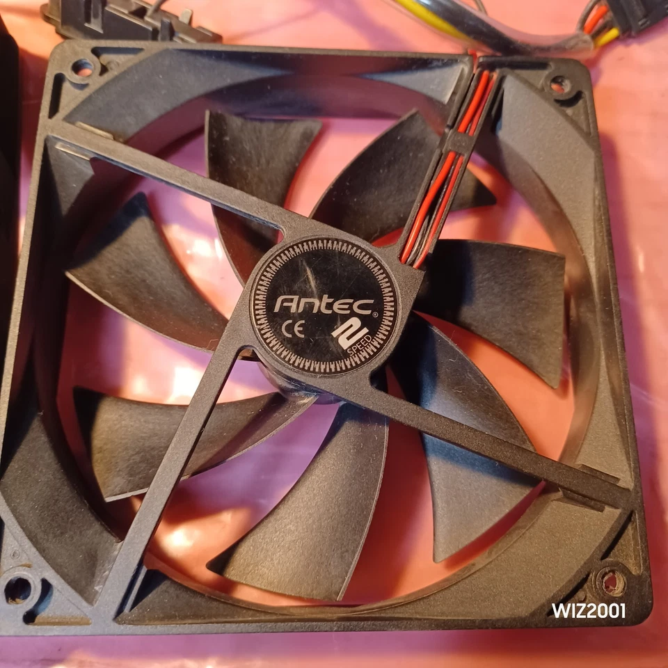 2x Original Antec 140mm & 120mm Cool Case Fan 2-Speed - Image 4 of 4