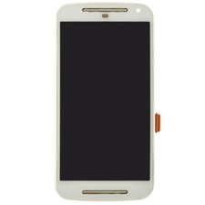LCD Digitizer Frame Assembly for Motorola XT1063 XT1064 Moto G 2nd Gen White