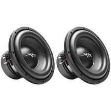 (2) NEW SKAR AUDIO SDR-10 D4 10" 1200W MAX POWER DUAL 4 OHM SUBWOOFERS - PAIR