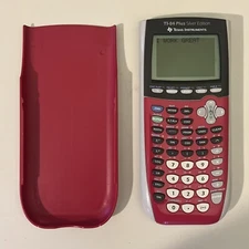 Texas Instruments TI-84 Plus Silver Edition Graphing Calculator - Pink - TESTED