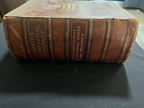 Antique 1906 Webster's International Dictionary - Imagen 3 de 12