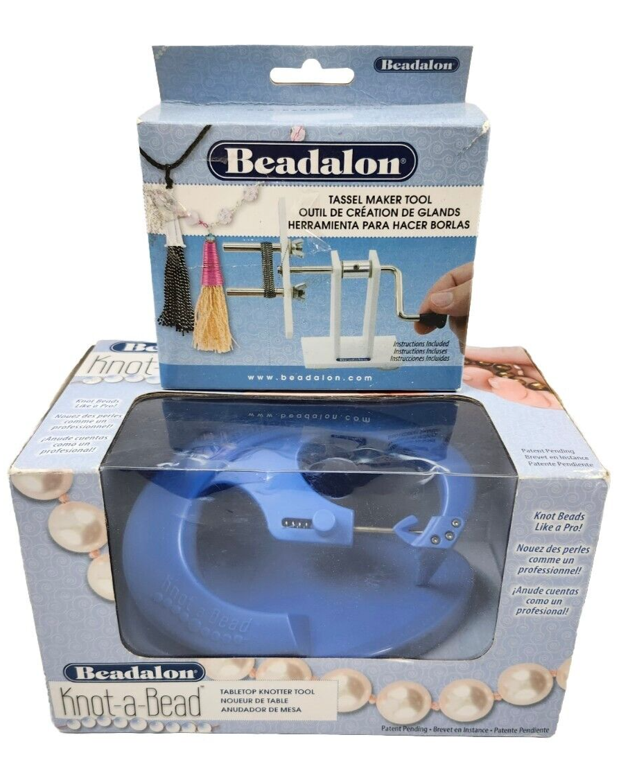 NEW Beadalon Tassel Maker Tool + Beadalon Knot A Bead Tabletop Knotter