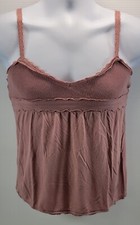 A Liu Jo Woman Strappy Tank Top Rhinestone Viscose Shirt 42 Medium