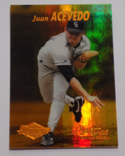 1995 Select Certified Mirror Gold Juan Acevedo Card #130