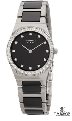 Bering Time Black Dial SS Two-Tone Ceramic Quartz Ladies  display picture 1
