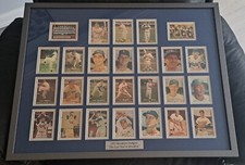 1957 Brooklyn Dodgers Entire Team Cards Framed