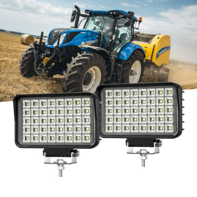 2× LED Arbeitsscheinwerfer 12V Flood für Fendt 700 Vario John Deere 6R Traktor