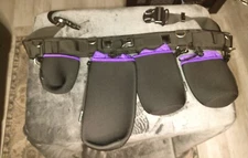 PowerExtra Multifunction Photography Belt with 4 Memory Foam Lens Bag Pouches