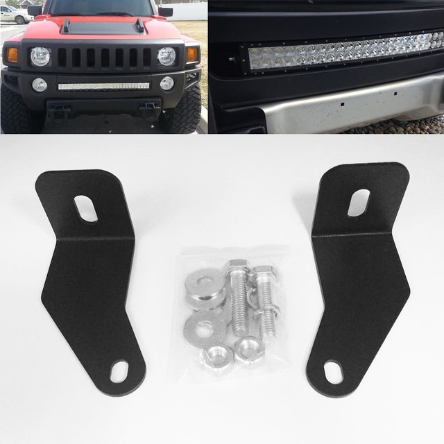 For Hummer H3 H3T Hidden Bumper Grille 32" LED Light Bar Mounting