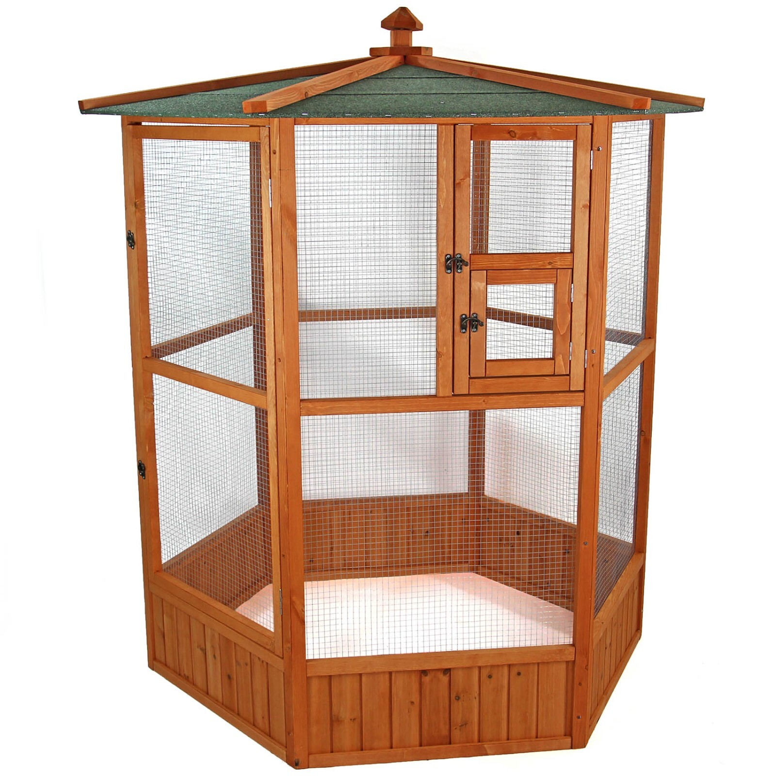 Large Wooden Aviary Bird House Budgie Finch Love Bird Canary Small Pet Shelter