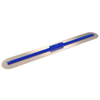 Bon Tool Fresno Finishing Trowel 36'' 16-Gauge Stainless Steel w/Round Flat Edge
