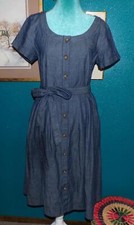 Talbots Denim A-Line Dress with Pockets