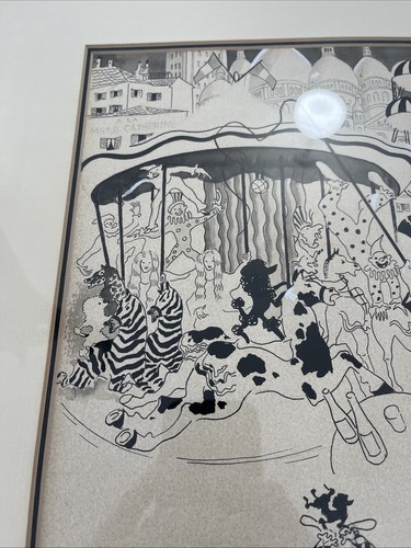Jean De Botton Fou Fou Goes To America Original Drawing - Picture 4 of 7