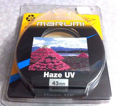 43mm UV HAZE Lens Glass Protector Safety Filter Guard Genuine Marumi Japan 43 mm