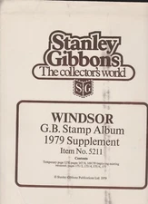 STANLEY GIBBONS WINDSOR 1979 SUPPLEMENT PAGES 
