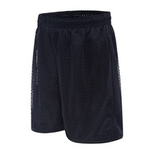 BNWT Girls Boys Sz 6 LW Reid Navy Blue Stretch Mesh Style School Sports Shorts