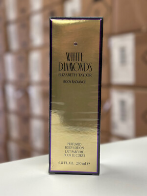 * WHITE DIAMONDS * Elizabeth Taylor 6.8 oz Perfumed Body Lotion Women * SEALED *