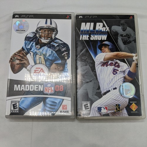 Lot Of 2 PSP Sport Games Madden 08 And MLB 07 The Show EBay