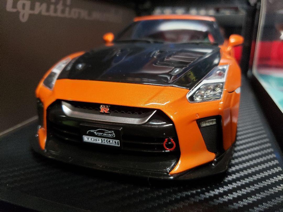 ミニカー TOP SECRET R35 GT-R ORANGE 1/43 Ignition Model Top Secret GT R (R35) Orange | eBay