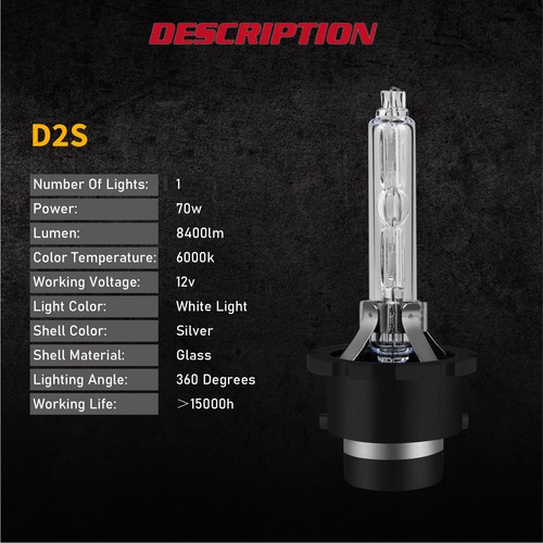 For 2007-2008 Infiniti G35 HID/LED Headlight High/Low Beam +Fog Light Bulbs Kit - Picture 3 of 13