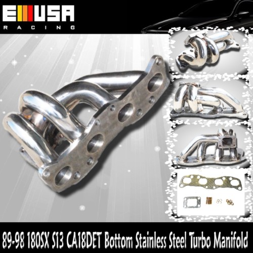 1989-1998 Nissan 180SX S13 CA18DET Bottom Stainless Turbo Manifold