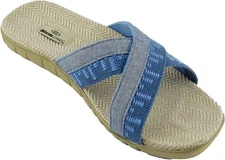 Brasileras Cruzadas Sandalias Flip-Flop, Hombre, Azul (Lt.Blue), 42/43 Eu