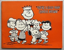 You’re A Good Man Charlie Brown 1966 Musical Program Charles M. Schulz Peanuts