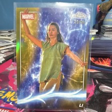 Topps 2025 Chrome Marvel Studios Shang-Chi Li Gold Parallel #115 Serial 29/50