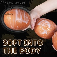 10cm Diameter Huge Anal Beads Large Dilator Buttplug Silicone Anal Plug Sex Toys