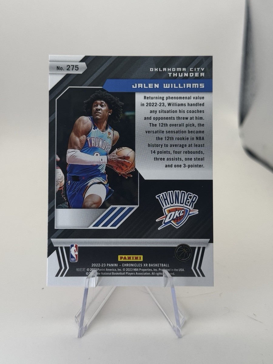 2022-23 Panini Chronicles - XR Jalen Williams #275 Asia Red