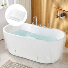 15 Pcs Disposable Bath tub Liners Large 102x47' , Bathtub Cover Liner, Batht...