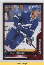 2016-17 Upper Deck Compendium Red Slater Koekkoek #533 READ l1s