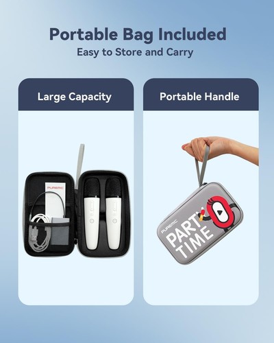 Tesla Karaoke Microphone for Tesla with Portable Case, Car Karaoke Microphone... - Picture 9 of 9