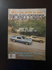 1981 Road Test Magazine Cover Trans Am Turbo Vs Camaro Z28 Feature 6 Sheets 1981 Road Test Magazine Cover Trans Am Turbo Vs Camaro Z28 Feature 6 Sheets