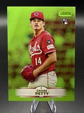 2025 Topps Stadium Club - Chase Petty #59 Lime Green Foil (RC)