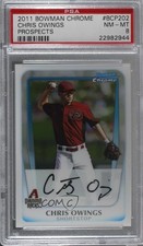 2011 Bowman Chrome Prospects Chris Owings #BCP202 PSA 8 1c7