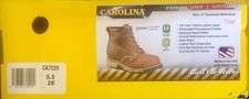 Size 9.5 2E - Carolina® Men's 6" Domestic Moc Toe Work Boots CA7029 Made in USA