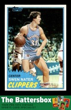 1981 Topps #38 Swen Nater   NM/NM+ X3739038