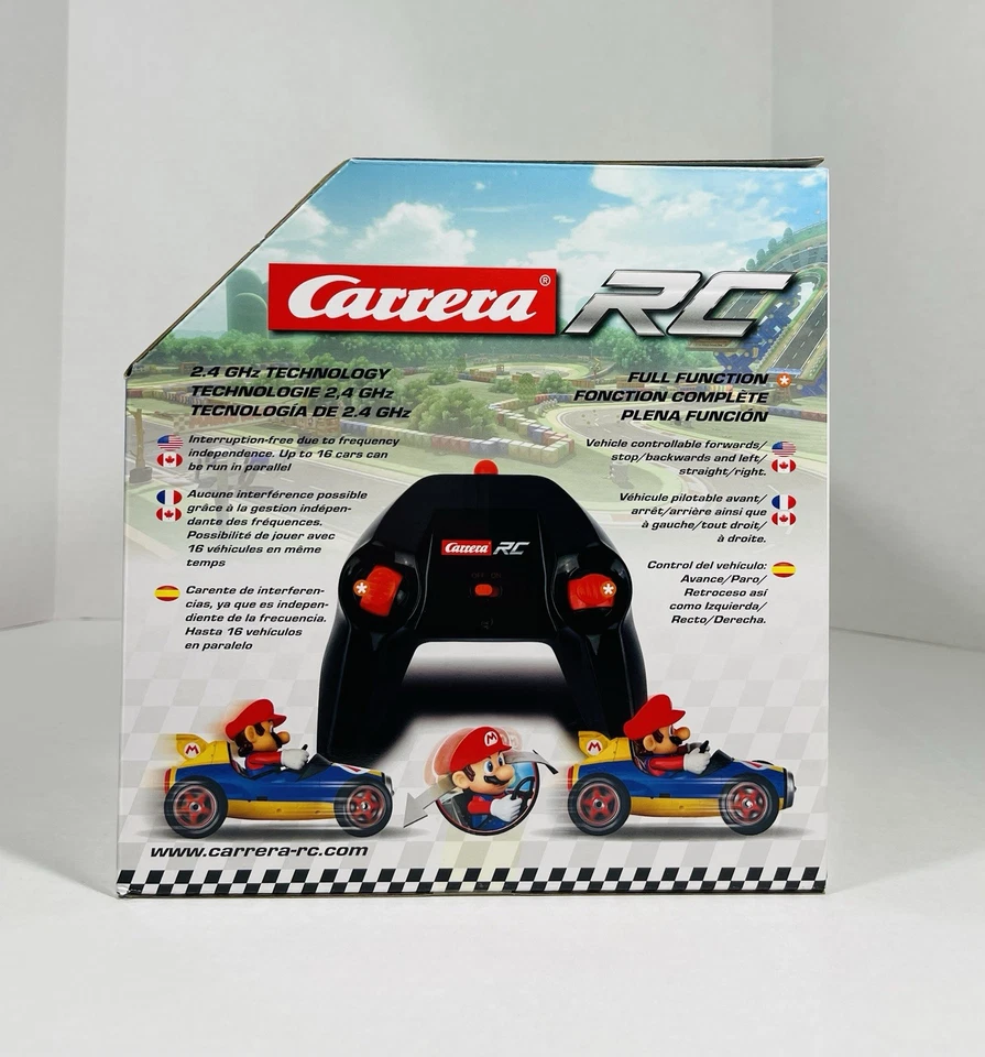 Carrera RC 2.4GHz Mario Kart Mach 8 Remote Control Car 5.6 MPH Mario Nintendo   - Image 3 of 4