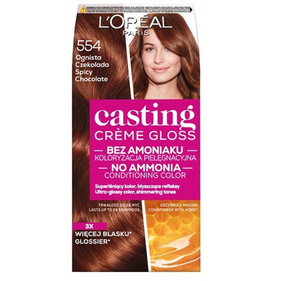 3600522405085 L'Oreal Paris Casting Creme Gloss farba do włosów 554 Ognista