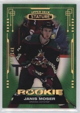 2021-22 Upper Deck Stature Rookies Green 75/149 JJ Moser #185 r9d