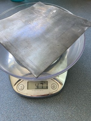 470g/16oz sauberer Schrott Bleiblech Ableger Angeln Gewicht Ballast Barren Metalcraft