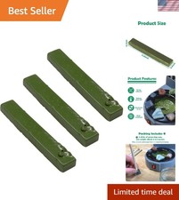 3-Piece Green Lapidary DOP Wax Set - Perfect for Gemstone Cutting Polishing