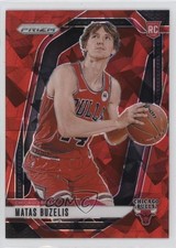 2024-25 Panini Prizm Red Ice Prizm Matas Buzelis #252 1ru7
