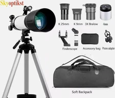 Skyoptikst 80/500mm Astronomical Telescope with Phone Adapter - Capture the Moon