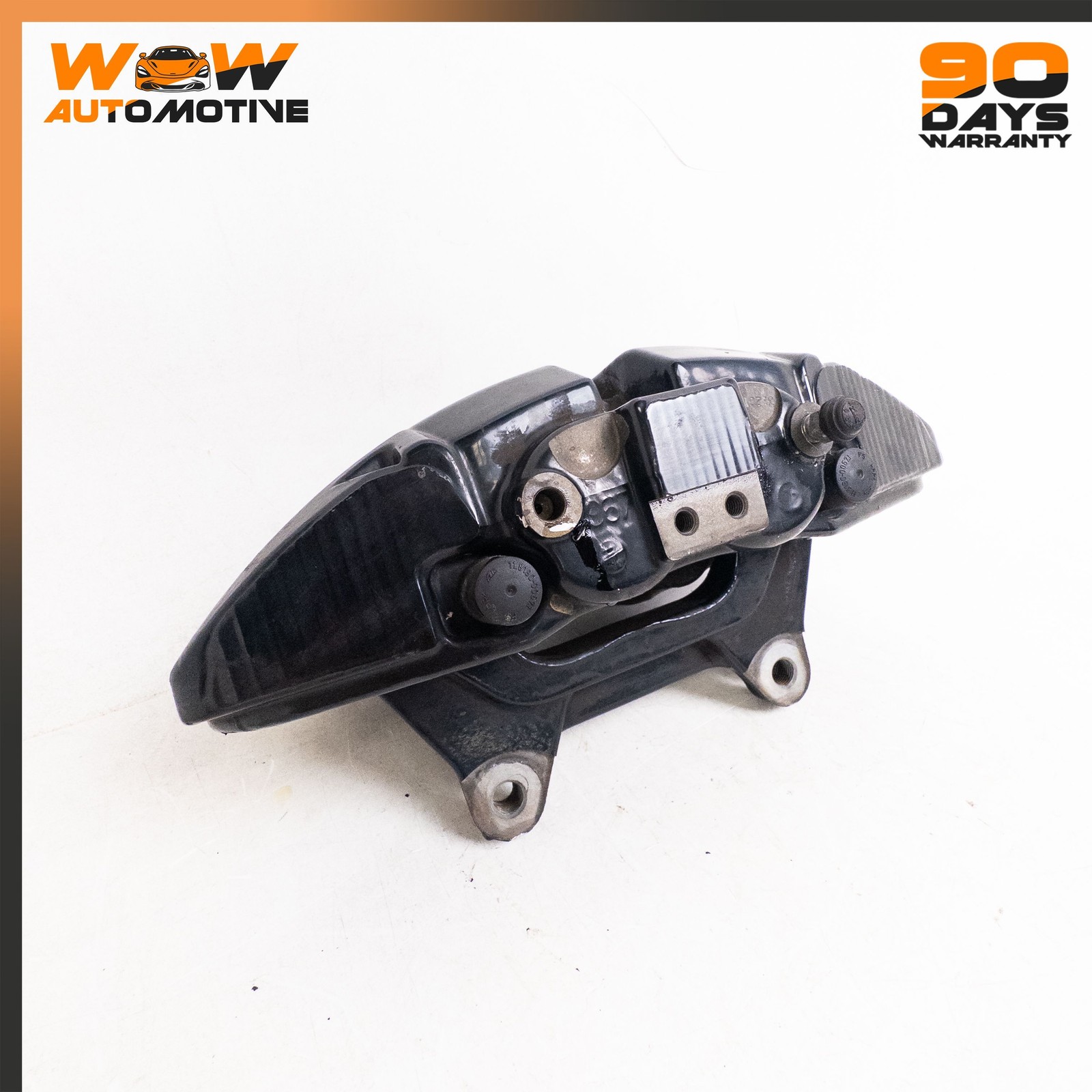 04-11 BENTLEY CONTINENTAL GTC GT FRONT LEFT RIGHT BRAKE CALIPER BLACK SET OEM