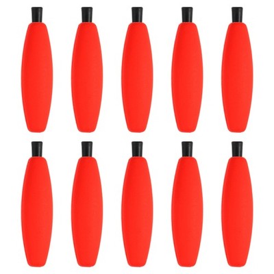 Peg Float 1.9'', 10 Stück EVA-Foam-Posen mit Rohr für Welsmontagen, Rot