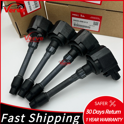 #ad #ad NEW 4X OEM Ignition Coil For Honda Accord Civic 1.5L 2.0L UF781 30520 59B 013 $131.21