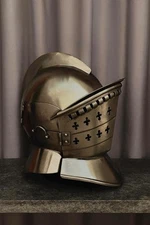Medieval Renaissance Burgonet Helmet –16th Century Knight Armor Replica Medieval